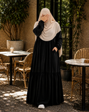 فستان أدوار - أسود