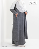 طقم شتوي قطعتين رمادي