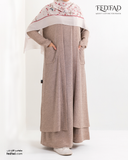 طقم شتوي قطعتين كافيه