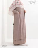 طقم شتوي قطعتين كافيه