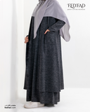 طقم شتوي قطعتين أسود