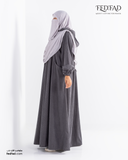 فستان كابيشوه - رمادي