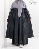 طقم شتوي قطعتين أسود